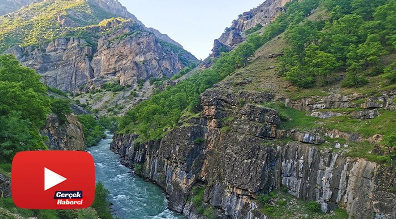 Huzur veren vadi, Munzur'da ilkbahar güzelliği