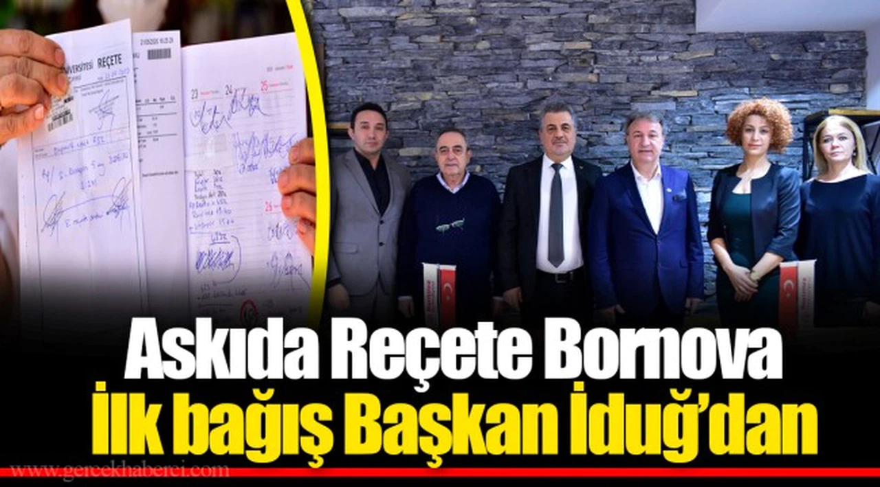 İlk bağış Başkan İduğ’dan