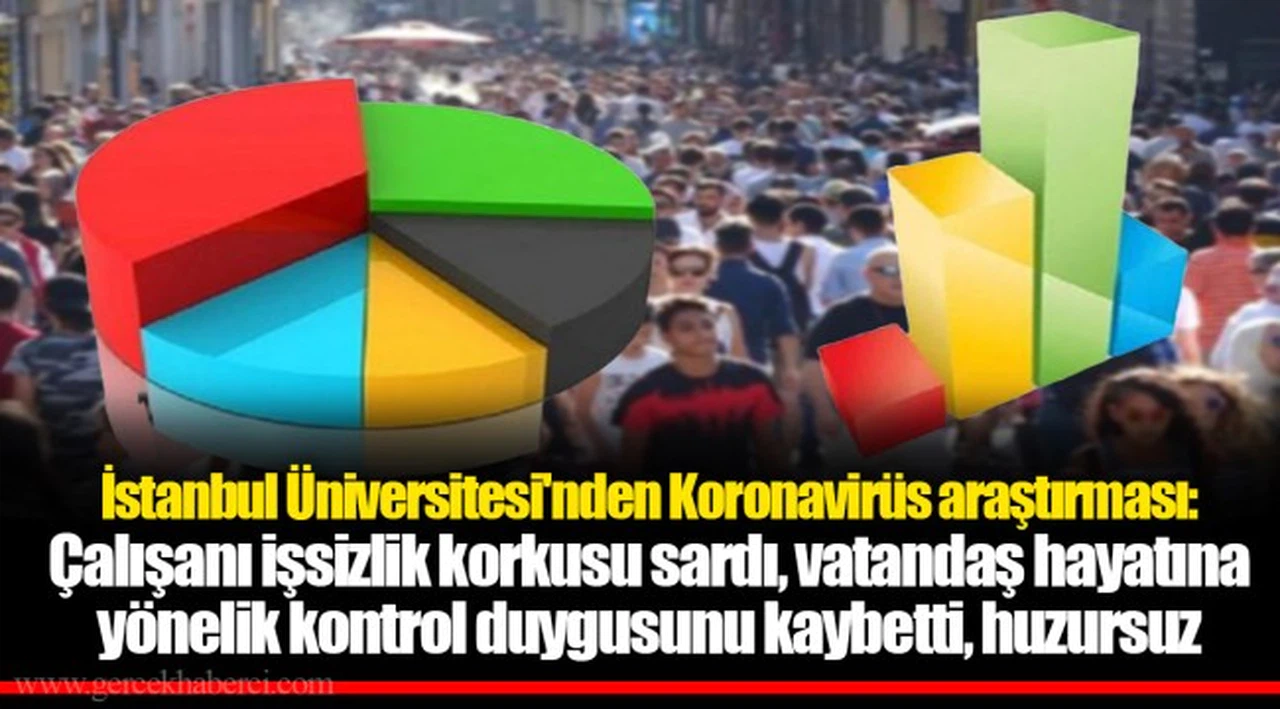 İstanbul Üniversitesi'nden Koronavirüs araştırması: Çalışanı işsizlik korkusu sardı, vatandaş hayatına yönelik kontrol duygusunu kaybetti, huzursuz
