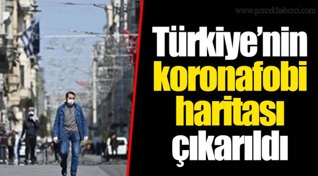 Türkiye’nin koronafobi haritası çıkarıldı