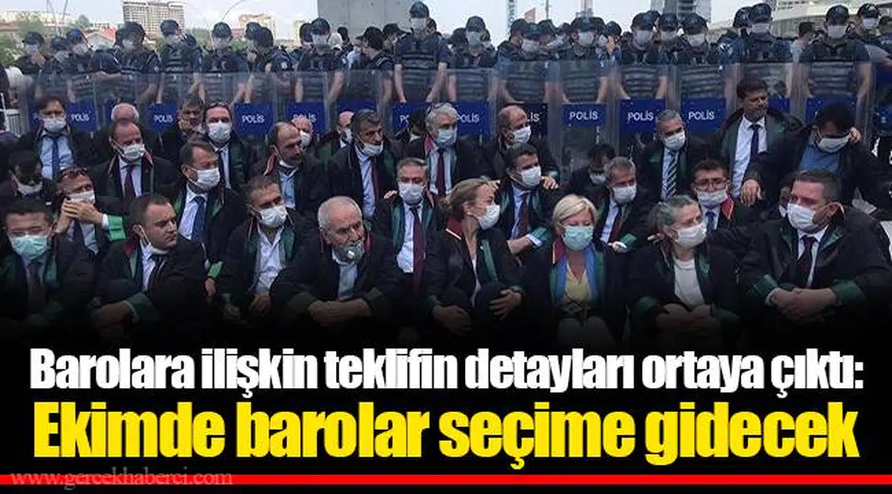 Barolara ilişkin teklifin detayları ortaya çıktı: Ekimde barolar seçime gidecek
