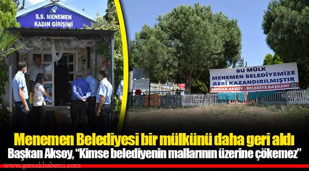Başkan Aksoy, “Kimse belediyenin mallarının üzerine çökemez”