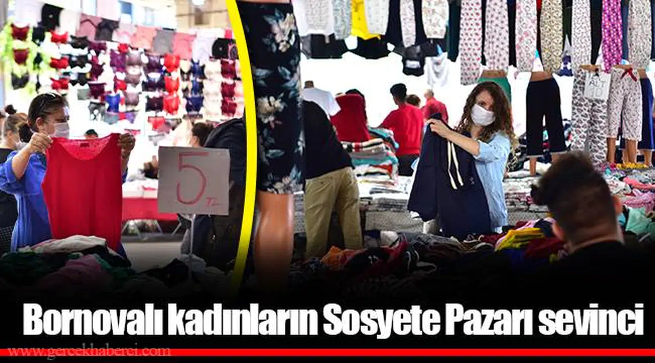Bornovalı kadınların Sosyete Pazarı sevinci 