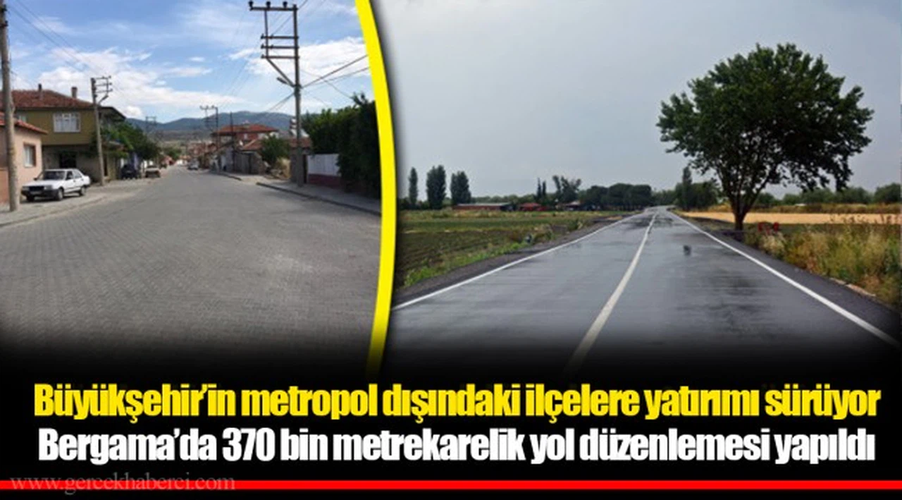 Büyükşehir’in metropol dışındaki ilçelere yatırımı sürüyor