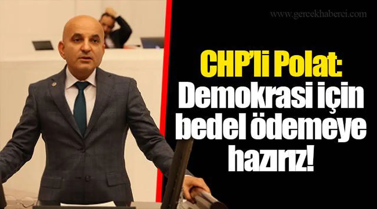 CHP’li Polat: Demokrasi için bedel ödemeye hazırız!