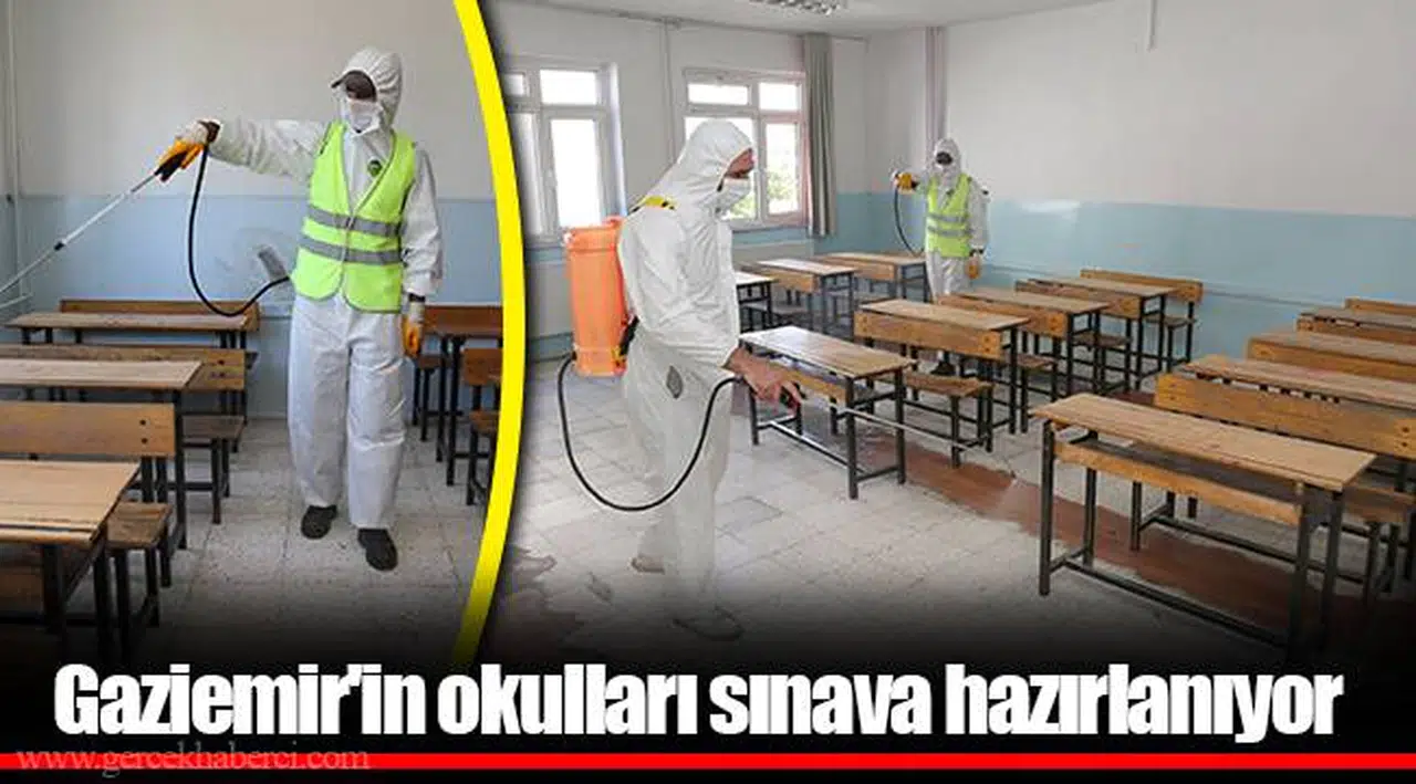Gaziemir'in okulları sınava hazırlanıyor