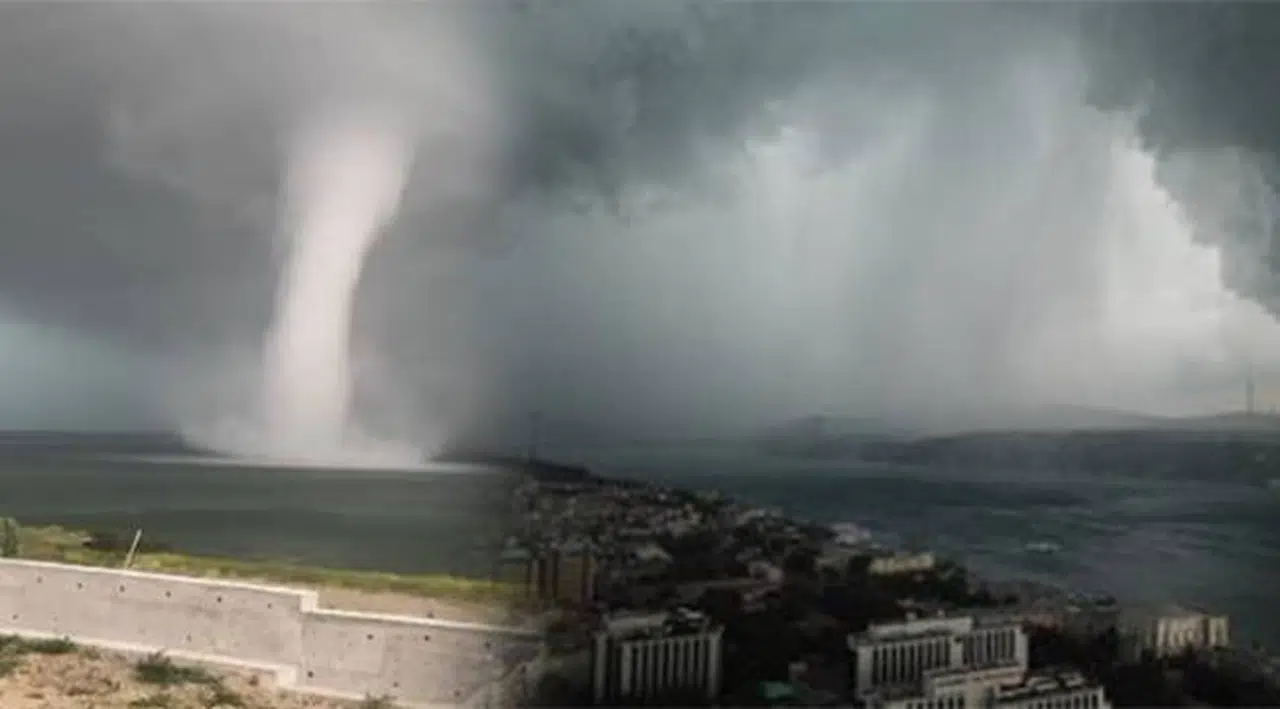 İstanbul'da hortum paniği