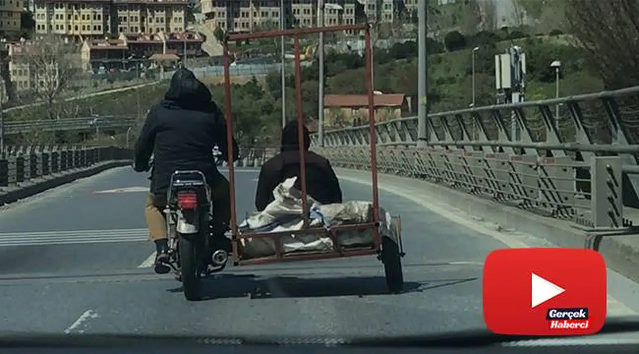 İstanbul trafiğinde “pes” dedirten tehlikeli yolculuk kamerada