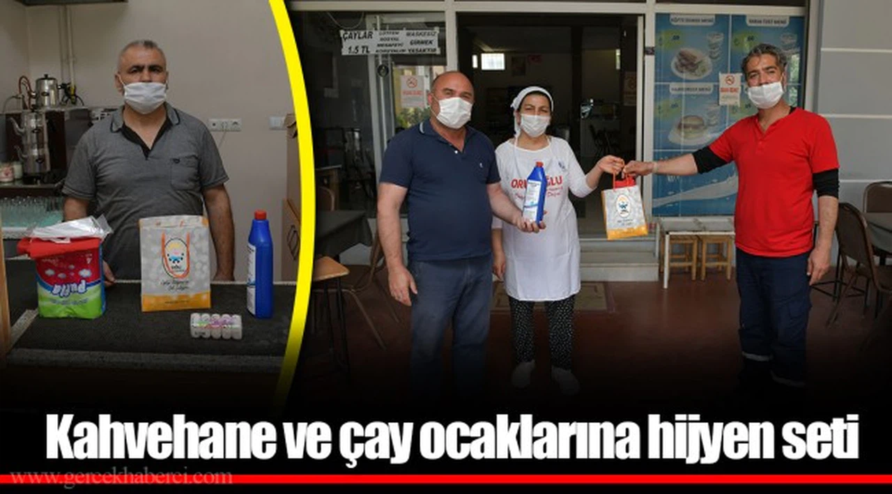 Kahvehane ve çay ocaklarına hijyen seti