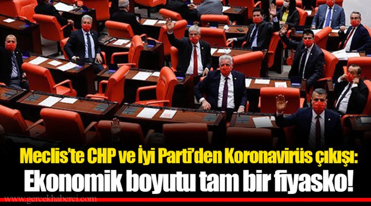 Meclis’te CHP ve İyi Parti’den Koronavirüs çıkışı: Ekonomik boyutu tam bir fiyasko!