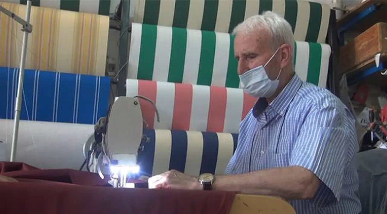 76 yaşında koronayı yendi, işinin başına döndü