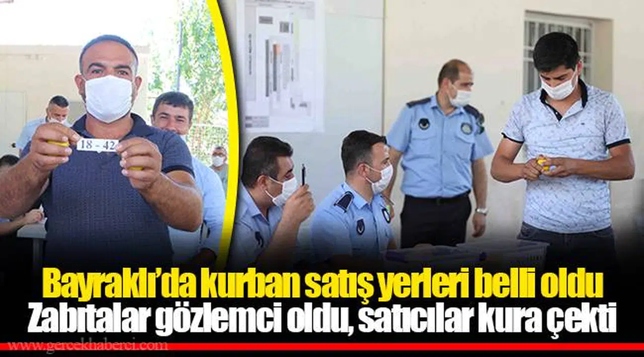 Bayraklı’da kurban satış yerleri belli oldu