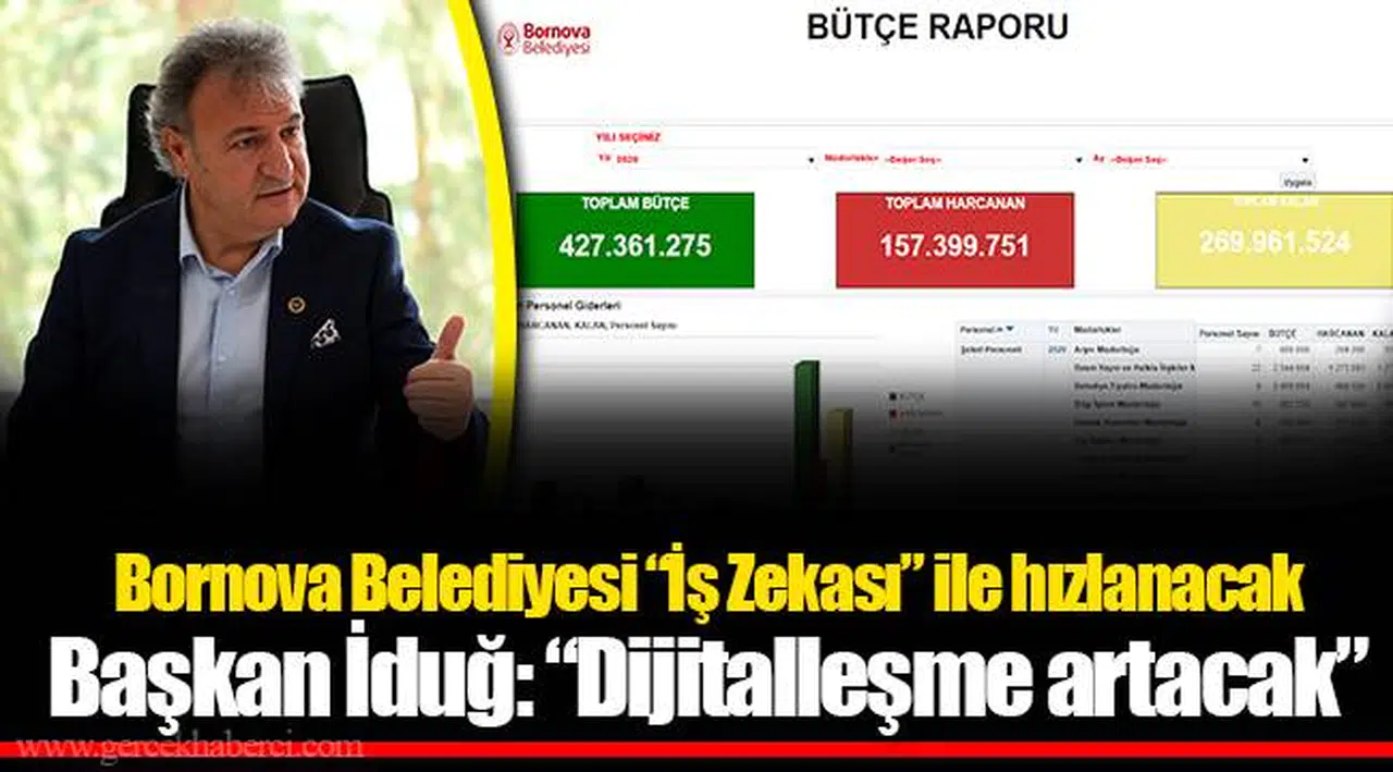 Bornova Belediyesi “İş Zekası” ile hızlanacak