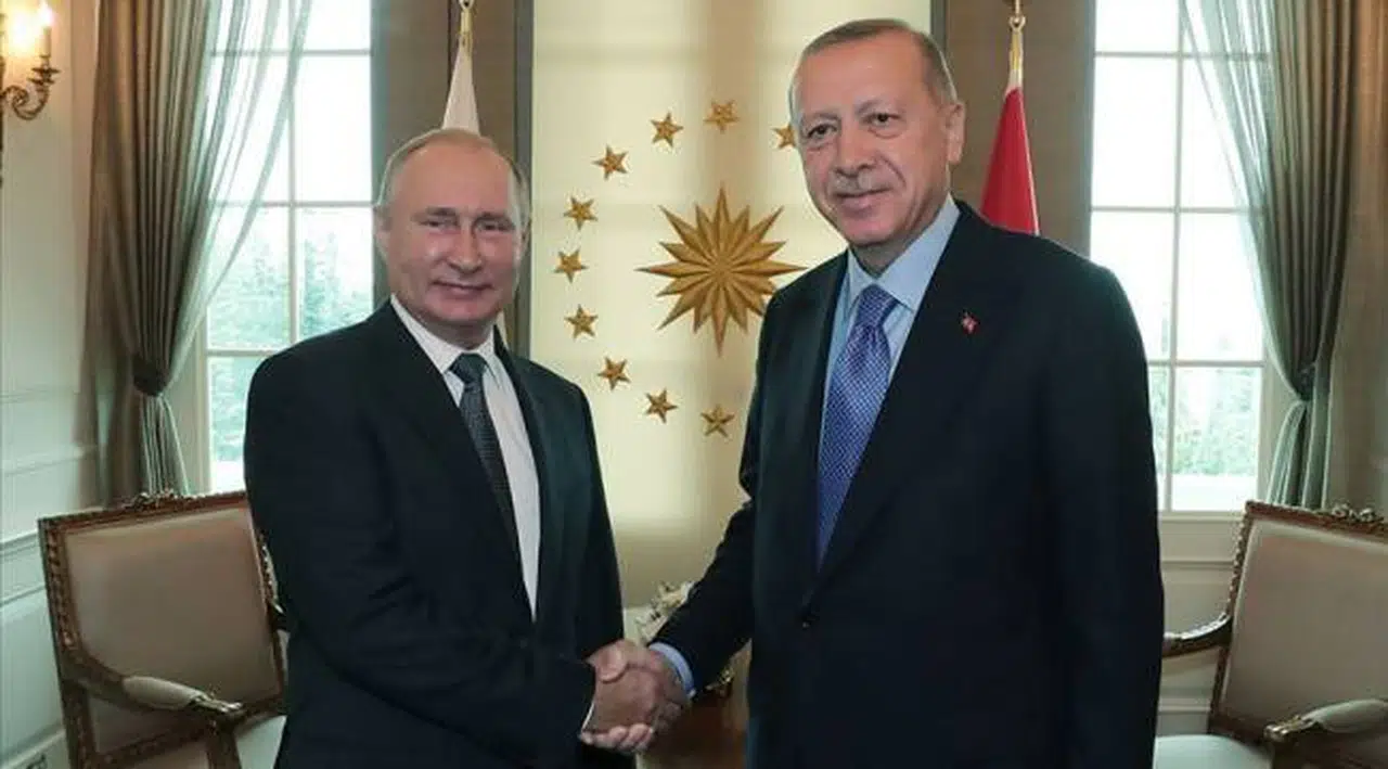Cumhurbaşkanı Erdoğan ve Rusya Devlet Başkanı Putin görüştü