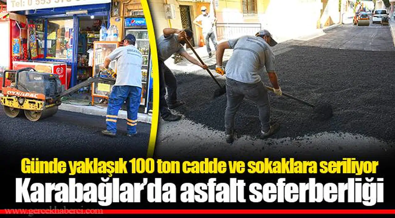 Günde yaklaşık 100 ton cadde ve sokaklara seriliyor