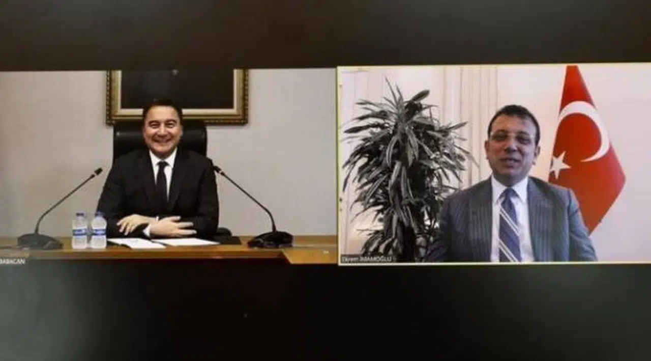 İmamoğlu'ndan Babacan ve Karamollaoğlu'na 'Kanal İstanbul' sunumu