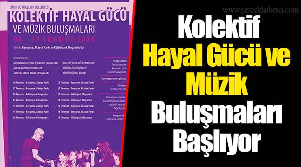  Kolektif Hayal Gücü ve Müzik Buluşmaları Başlıyor