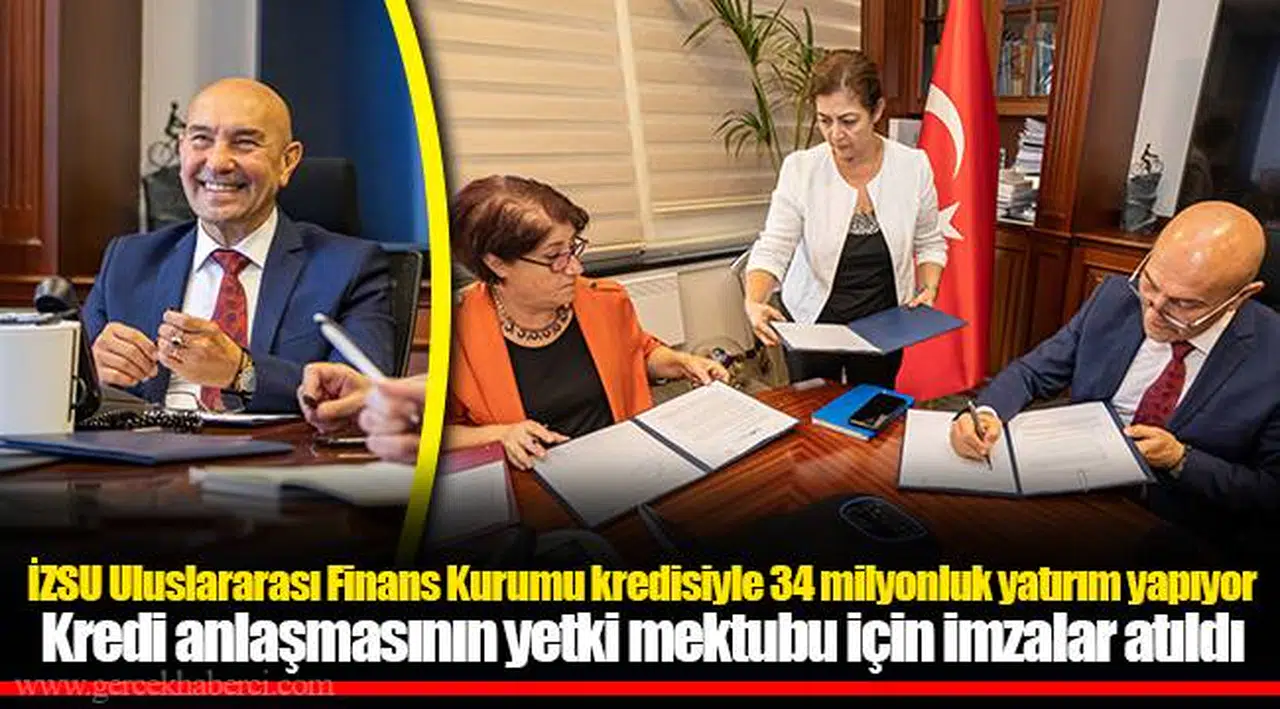 Kredi anlaşmasının yetki mektubu için imzalar atıldı
