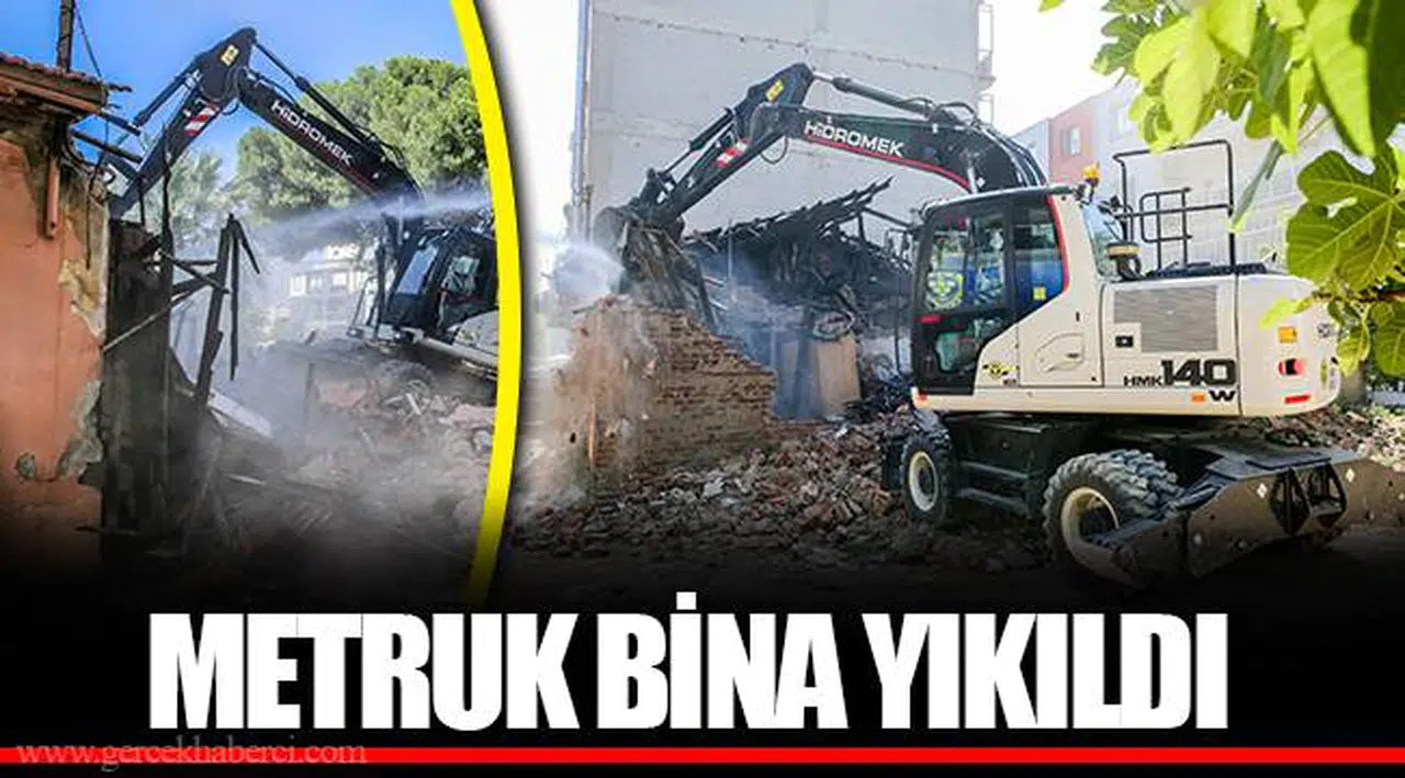 METRUK BİNA YIKILDI