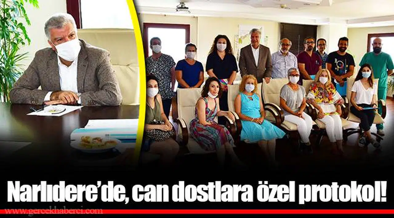 Narlıdere’de, can dostlara özel protokol!