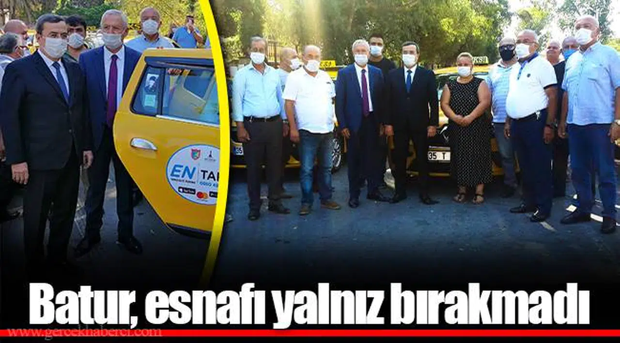 Batur, esnafı yalnız bırakmadı