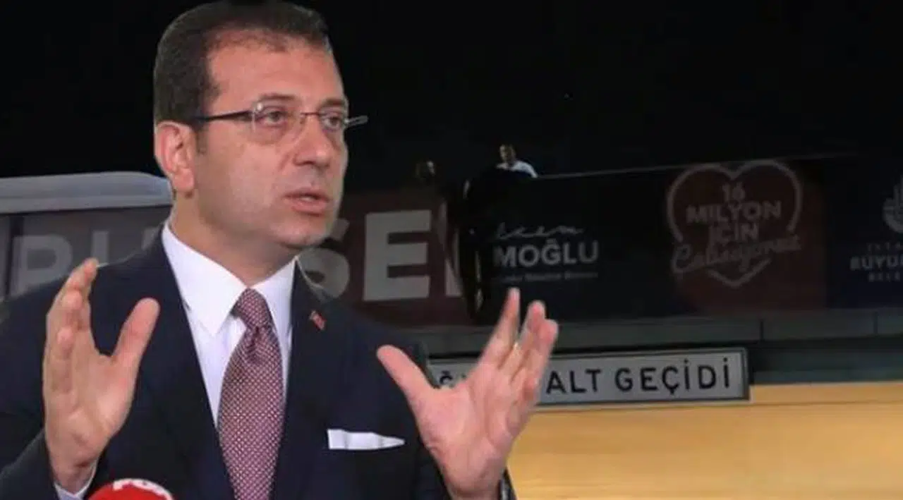 İmamoğlu'ndan Kanal İstanbul afişlerinin polisler tarafından sökülmesine tepki: Kimse susup oturmamızı beklemesin!