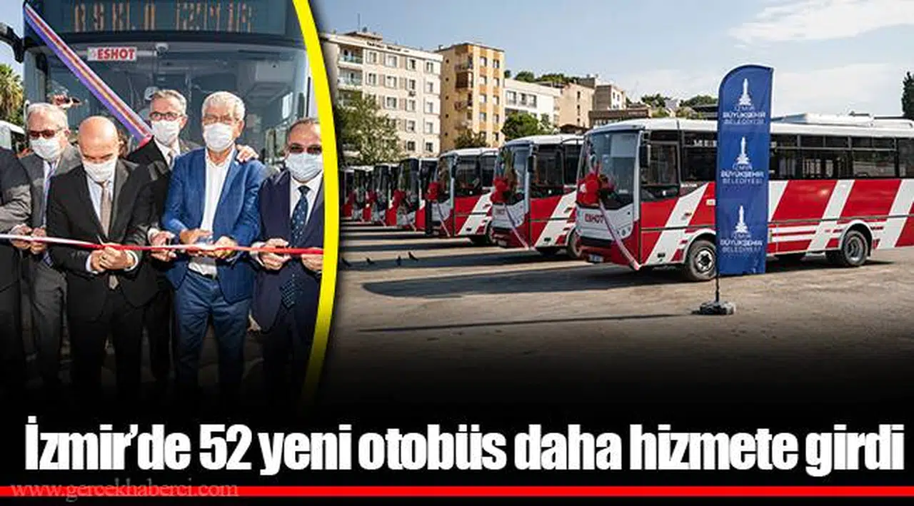 İzmir’de 52 yeni otobüs daha hizmete girdi