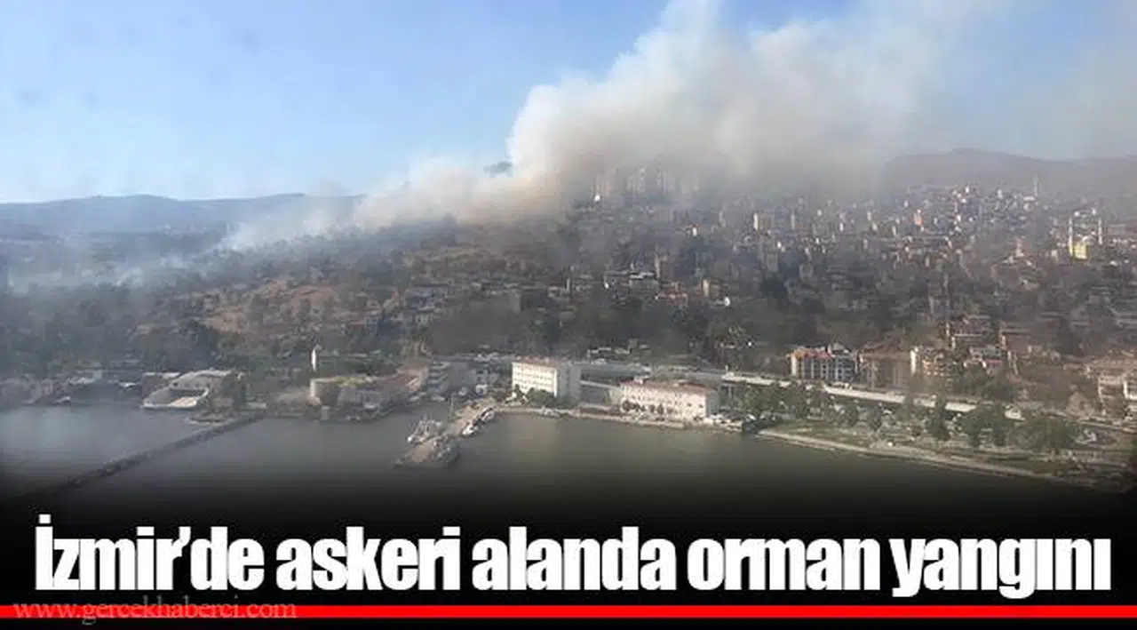 İzmir’de askeri alanda orman yangını