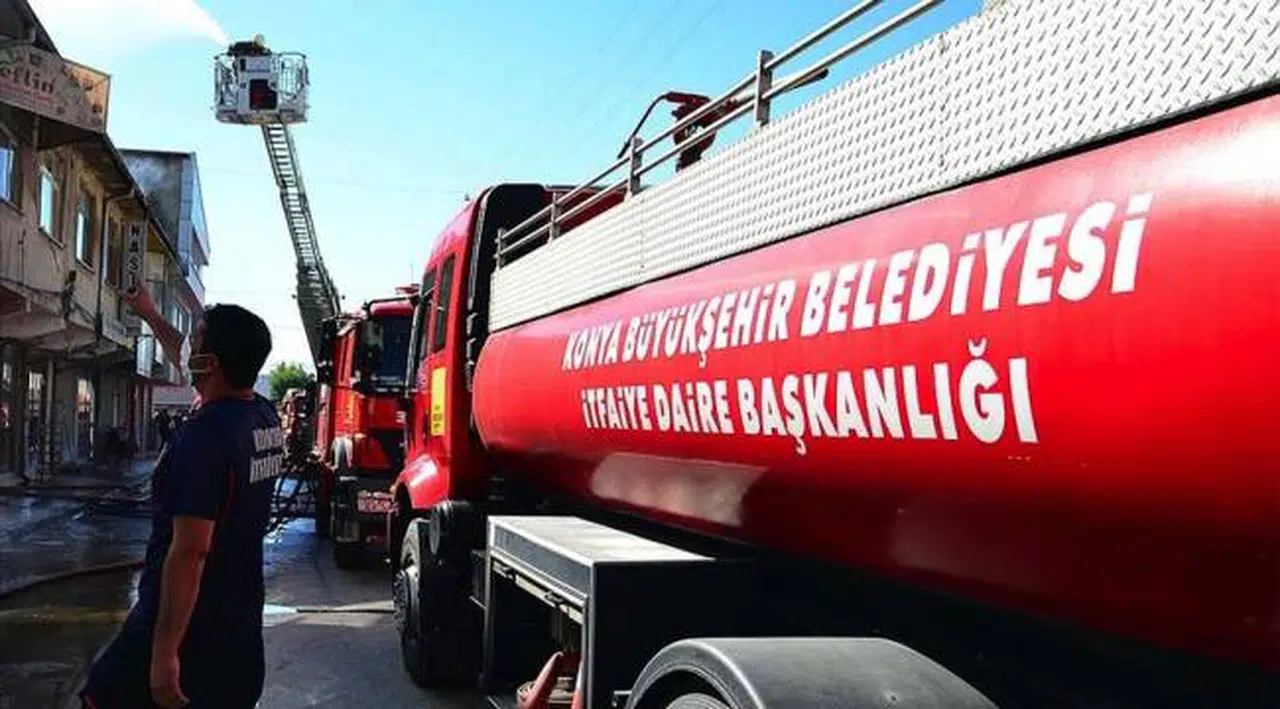 Konya'da doğalgaz patlaması