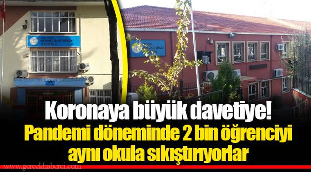 Pandemi döneminde yaklaşık 2 bin öğrenci aynı okulda eğitim görecek