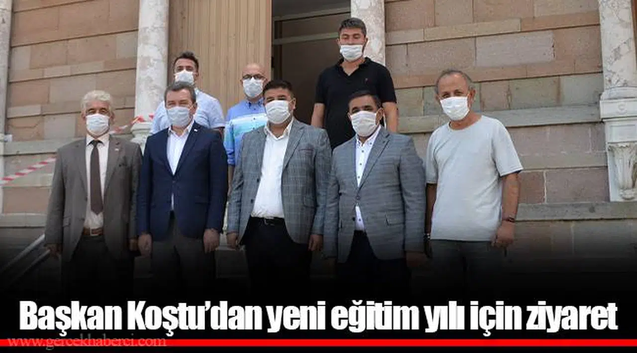 Başkan Koştu’dan yeni eğitim yılı için ziyaret