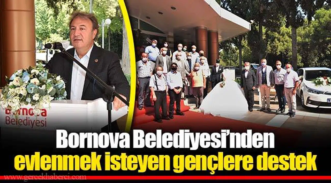 Bornova Belediyesi’nden evlenmek isteyen gençlere destek