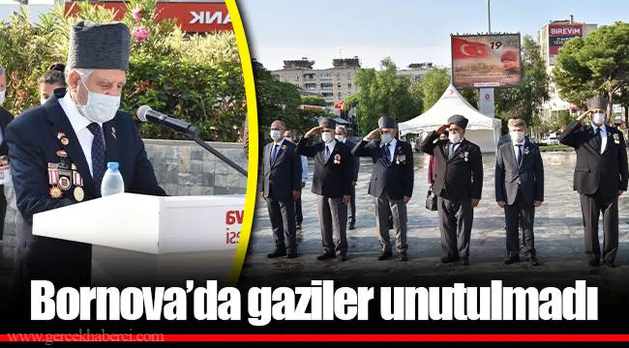 Bornova’da gaziler unutulmadı