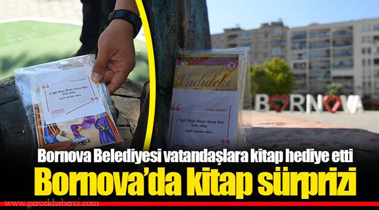 Bornova’da kitap sürprizi