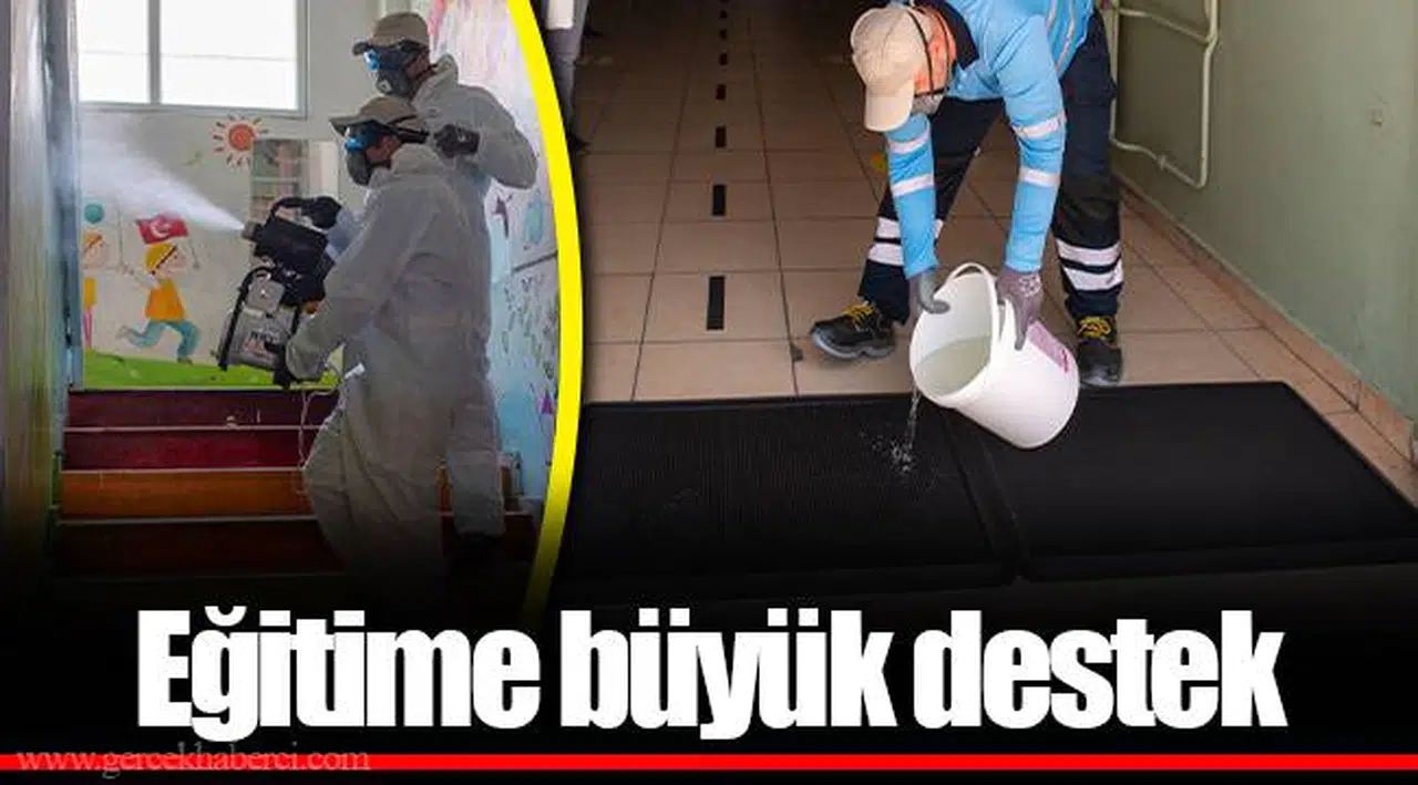 Eğitime büyük destek