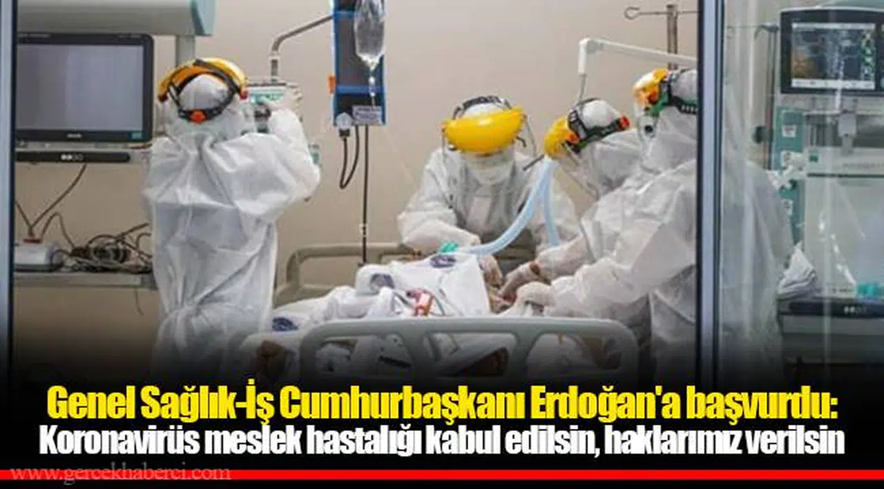 Genel Sağlık-İş Cumhurbaşkanı Erdoğan'a başvurdu: Koronavirüs meslek hastalığı kabul edilsin, haklarımız verilsin