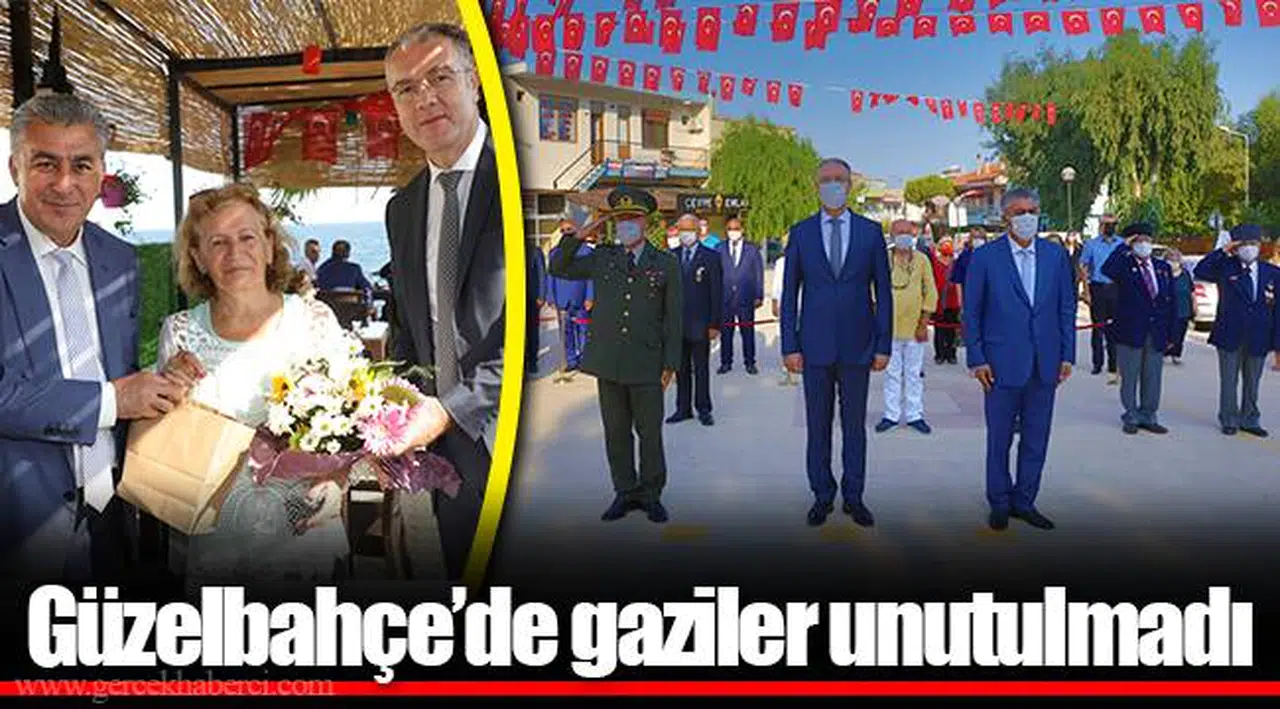 Güzelbahçe’de gaziler unutulmadı