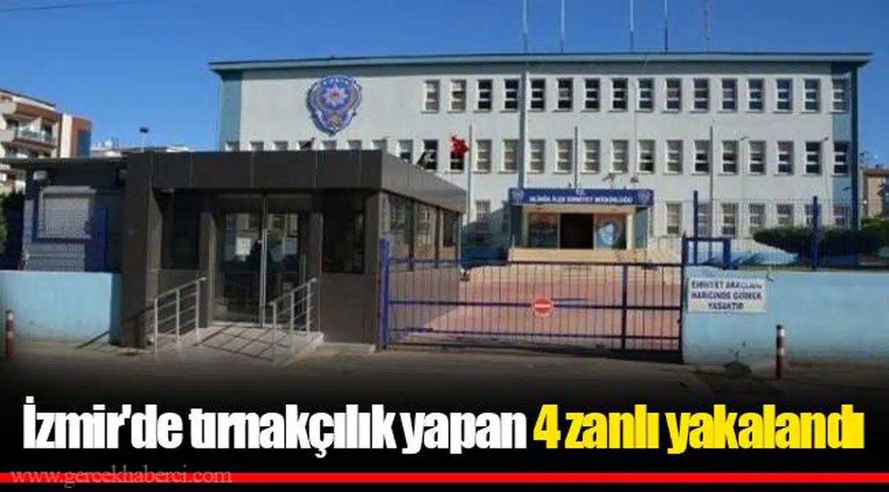 İzmir'de tırnakçılık yapan 4 zanlı yakalandı