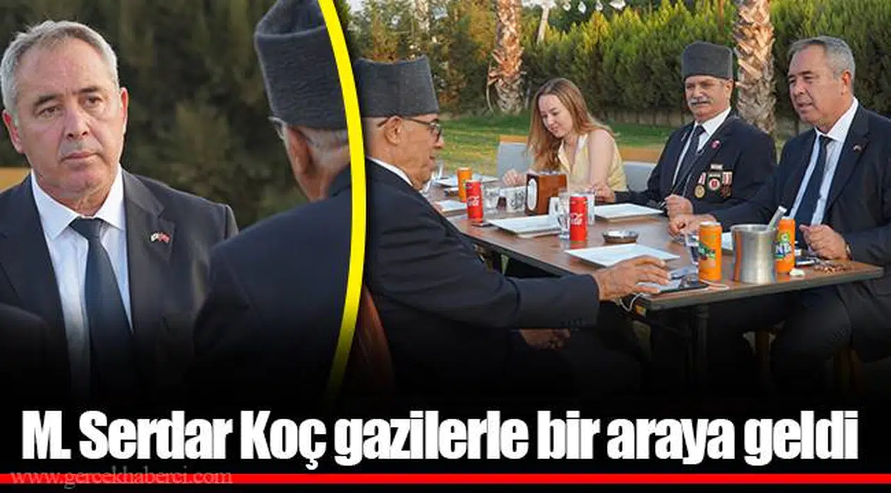 M. Serdar Koç gazilerle bir araya geldi