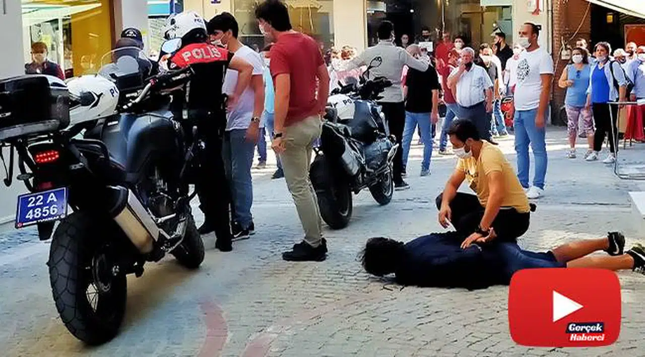 Maske denetiminde ortalık karıştı: Polis ile kimlik göstermeyen şahıslar arasında arbede