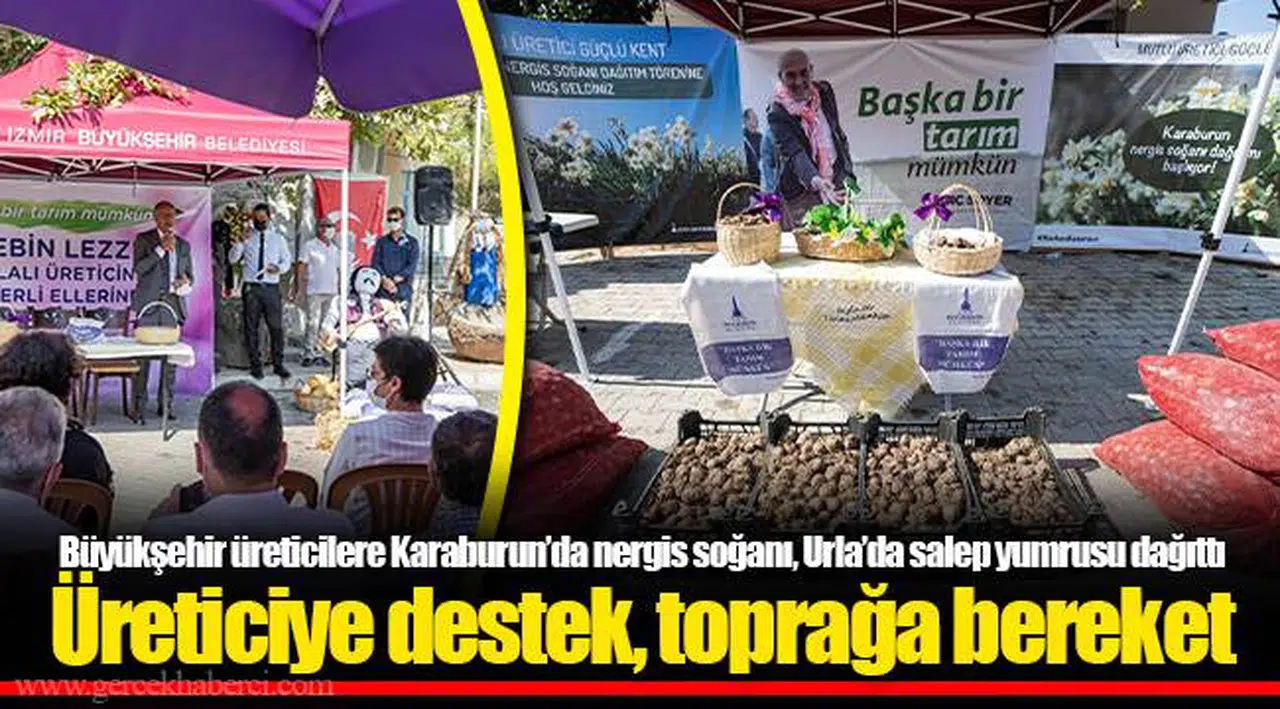 Üreticiye destek, toprağa bereket