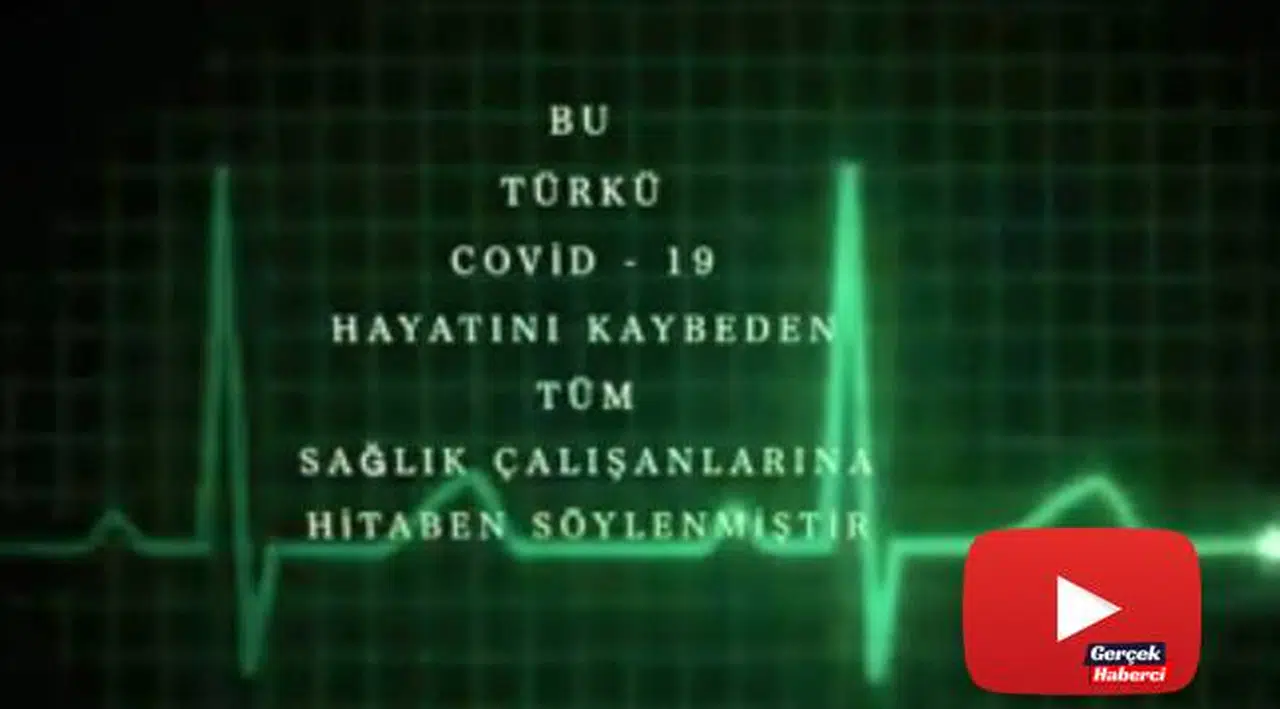 Covid-19 nedeniyle hayatını kaybeden sağlık çalışanlarına meslektaşlarından anlamlı klip