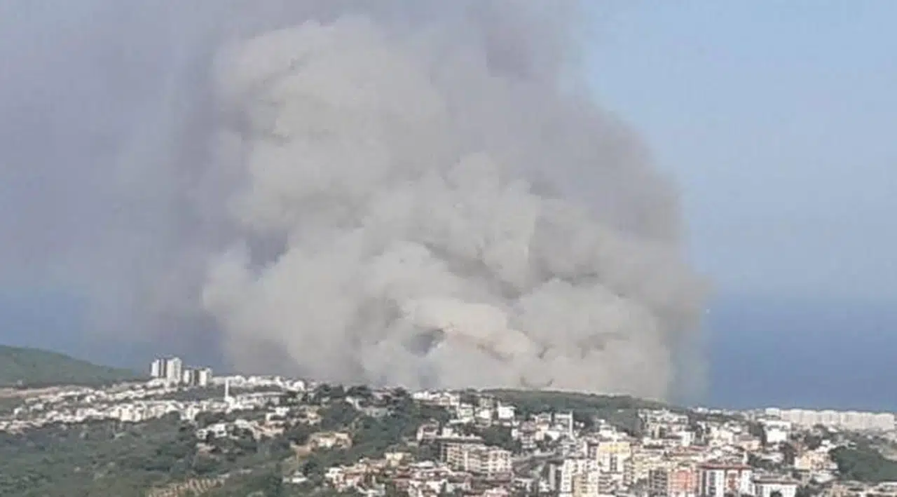 Hatay'da orman yangını: Yerleşim yerlerine sıçradı