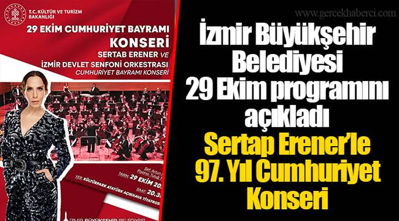 İzmir Büyükşehir Belediyesi 29 Ekim programını açıkladı