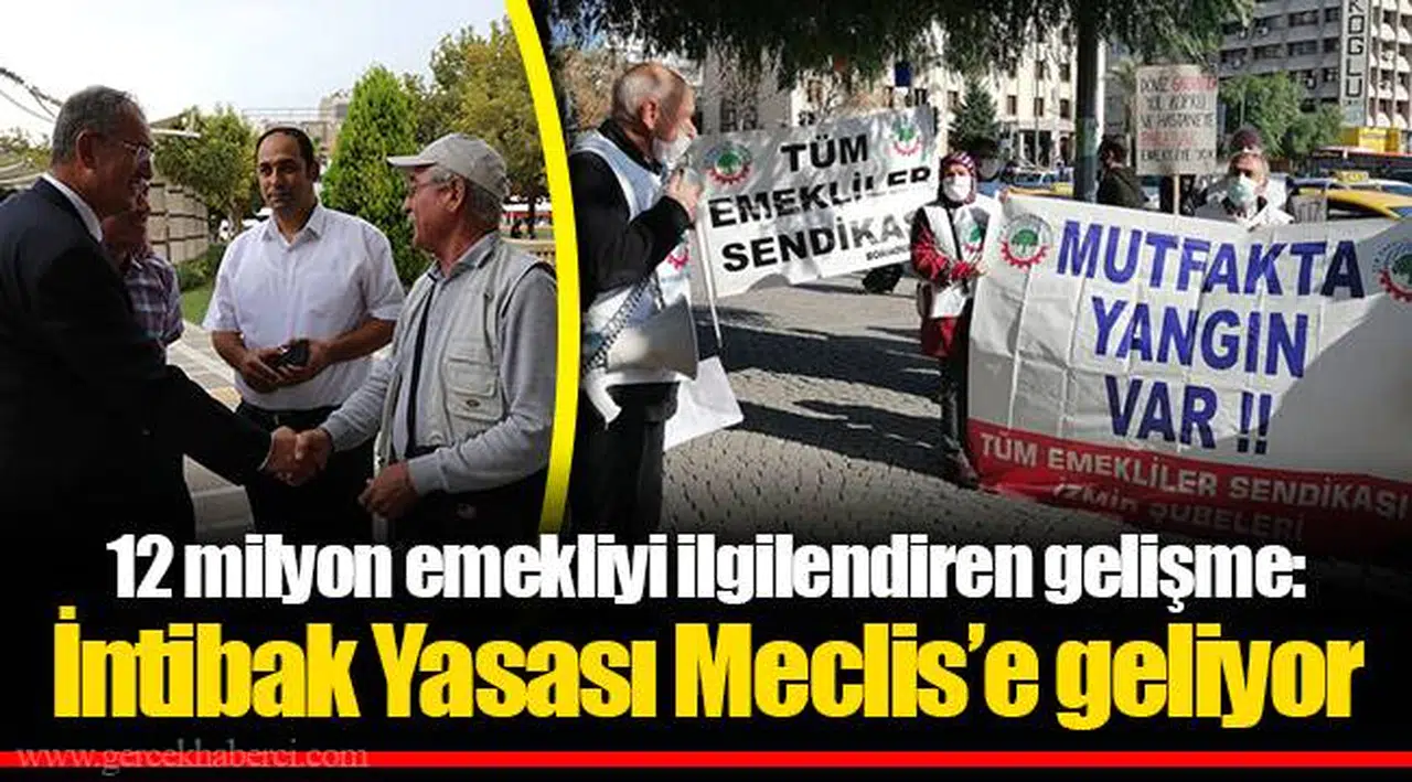 12 milyon emekliyi ilgilendiren gelişme:  İntibak Yasası Meclis’e geliyor