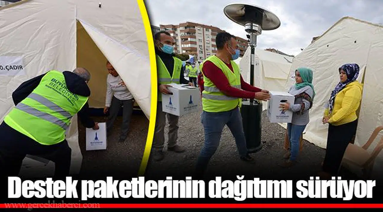 Destek paketlerinin dağıtımı sürüyor