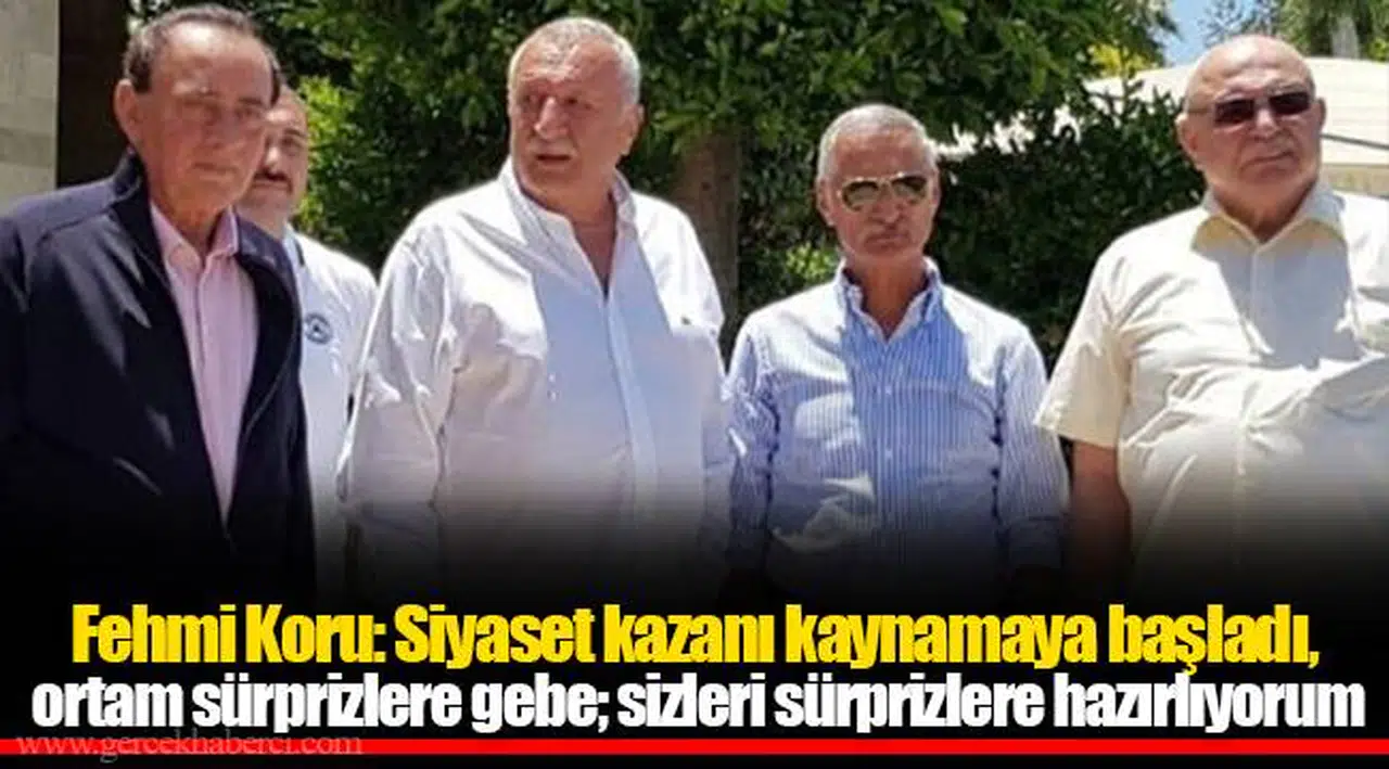 Fehmi Koru: Siyaset kazanı kaynamaya başladı, ortam sürprizlere gebe; sizleri sürprizlere hazırlıyorum
