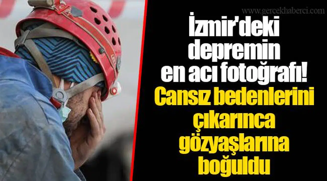 İzmir'deki depremin en acı fotoğrafı! Cansız bedenlerini çıkarınca gözyaşlarına boğuldu