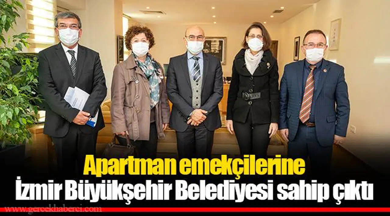 Apartman emekçilerine İzmir Büyükşehir Belediyesi sahip çıktı