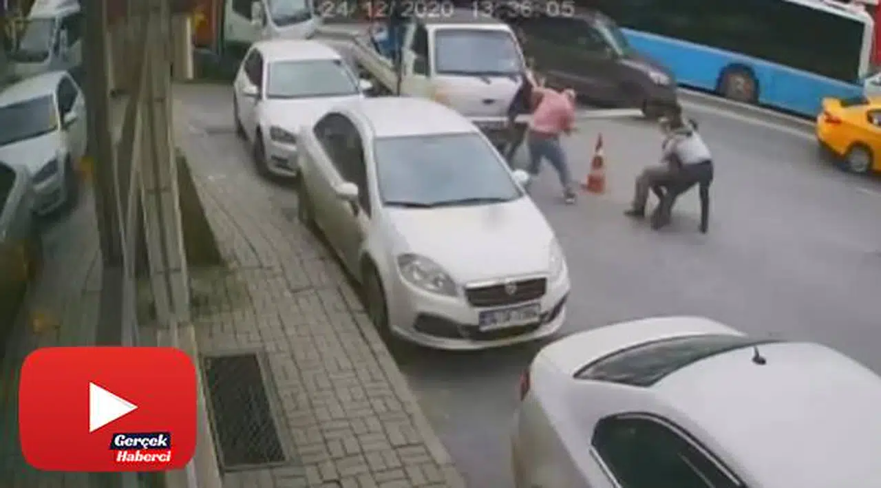 Dubalı, sopalı ve bıçaklı meydan kavgası kamerada